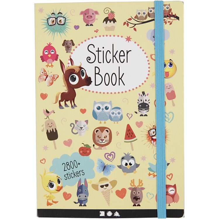 Produktbild: Creativ Company Sticker-Buch, Gr&ouml;&szlig;e 11,5x17 cm, 1 Stk