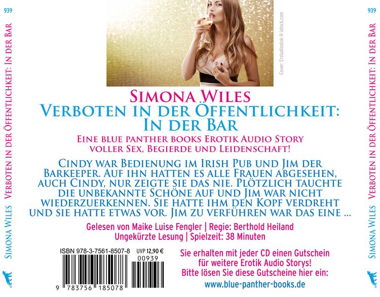 Produktbild: Verboten in der &Ouml;ffentlichkeit: In der Bar | Erotik Audio Story | Erotisches H&ouml;rbuch Audio-CD