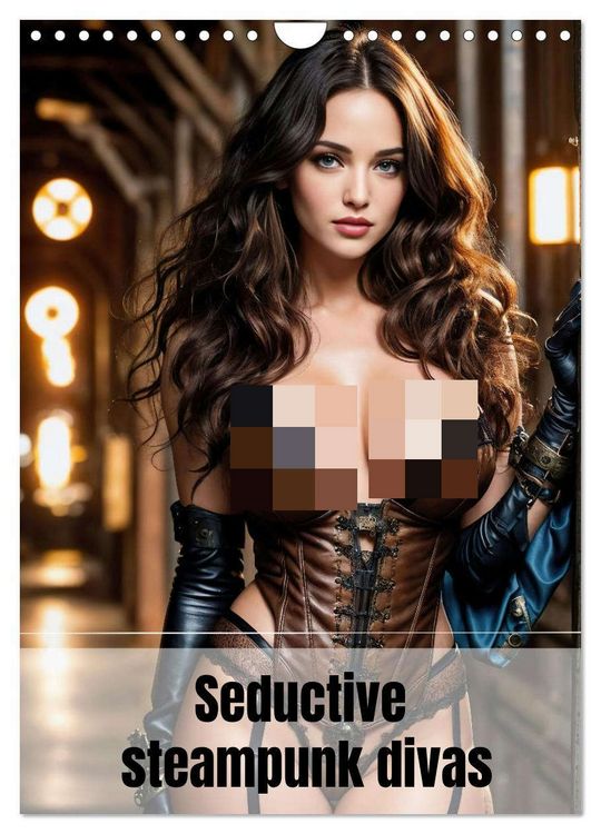 Produktbild: Seductive steampunk divas (Wall Calendar 2026 DIN A4 portrait), CALVENDO 12 Month Wall Calendar