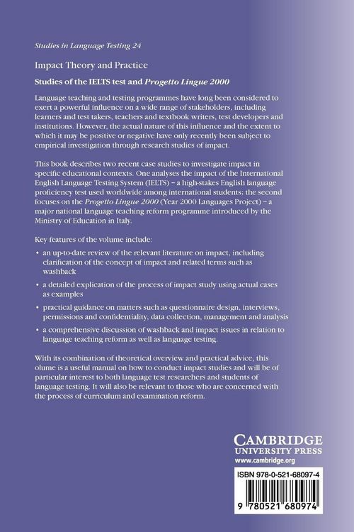 Produktbild: Impact Theory and Practice