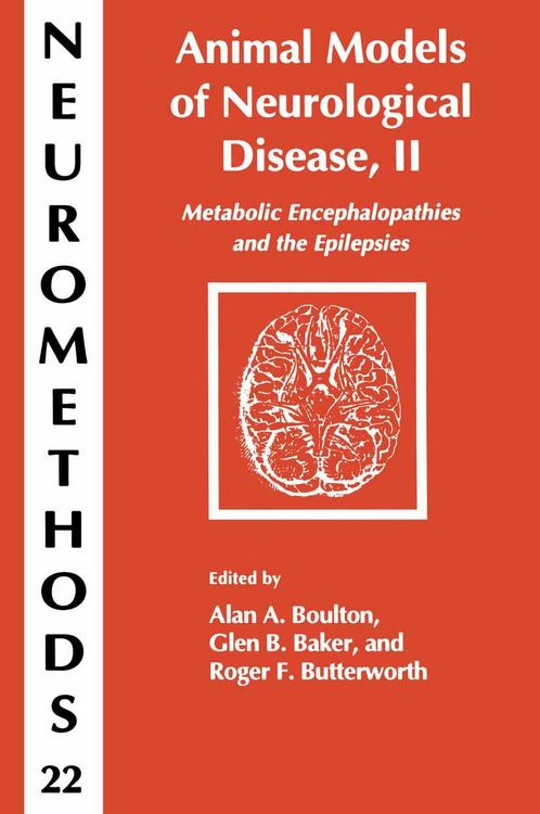 Produktbild: Animal Models of Neurological Disease, II