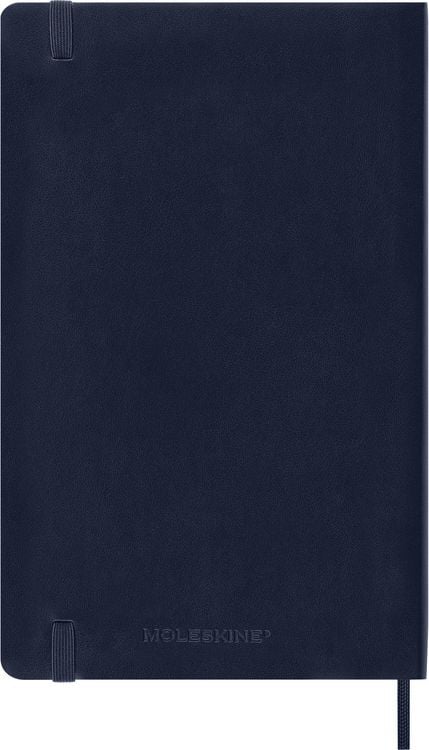 Produktbild: Moleskine 18 Monate Wochen Notizkalender 2026/2027, Large/A5, 1 Wo = 1 Seite, rechts linierte Seite, Weicher Einband, Saphir