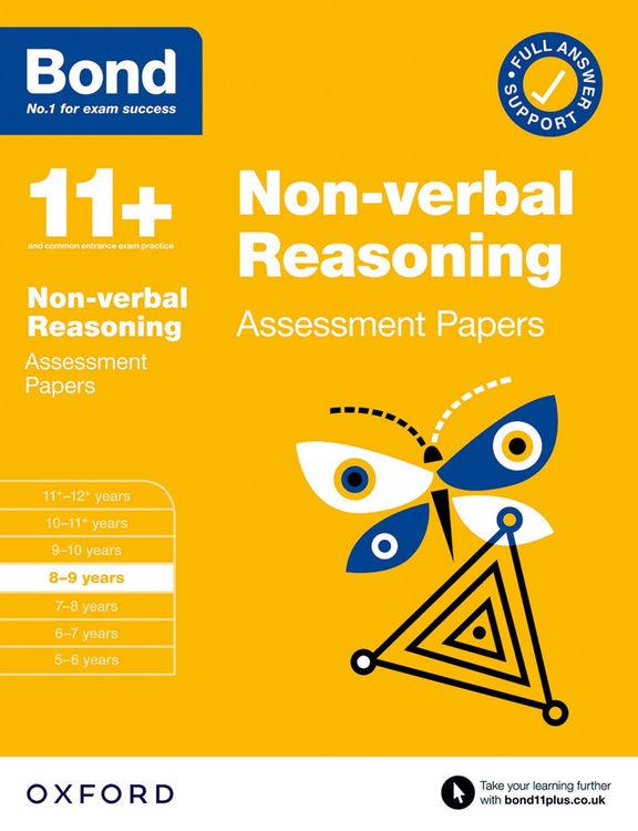 Produktbild: Bond 11+ Non-verbal Reasoning Assessment Papers 8-9 years (for GL Assessment & other 11 plus exams)
