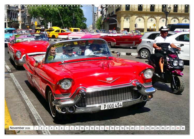 Produktbild: Auto Legenden CADILLAC (hochwertiger Premium Wandkalender 2026 DIN A2 quer), Kunstdruck in Hochglanz