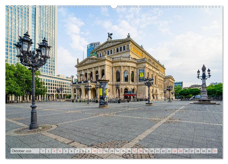 Produktbild: Frankfurt am Main Impressionen (Wandkalender 2026 DIN A2 quer), CALVENDO Monatskalender