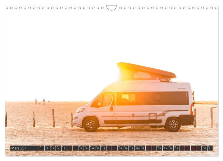 Produktbild: Vanlife - Gl&uuml;cklich auf vier R&auml;dern (Wandkalender 2027 DIN A3 quer), CALVENDO Monatskalender