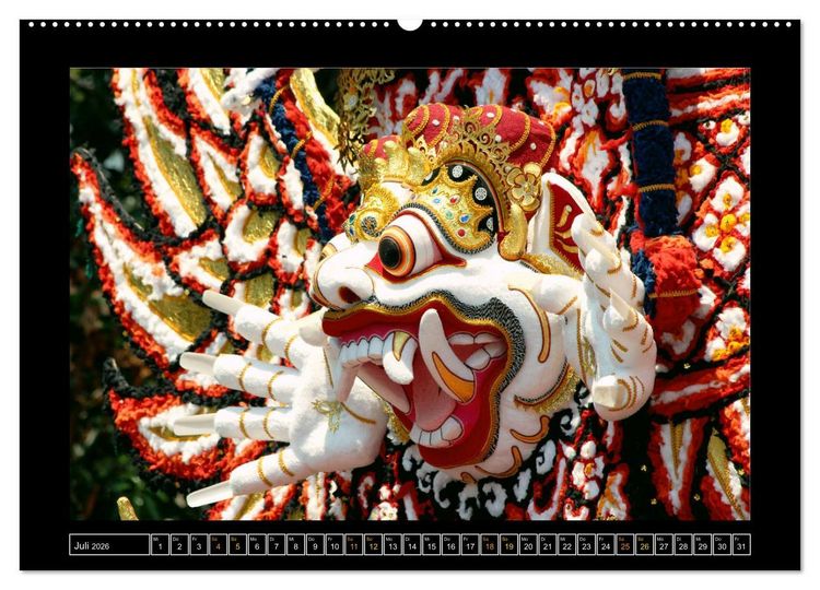 Produktbild: Bali - Details (Wandkalender 2026 DIN A2 quer), CALVENDO Monatskalender