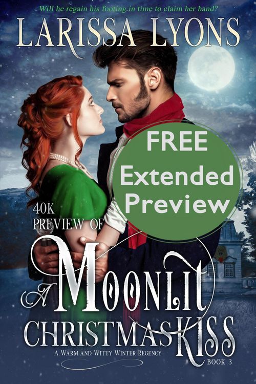 Produktbild: 40K PREVIEW of A Moonlit Christmas Kiss (Regency Christmas Kisses, #2.5)
