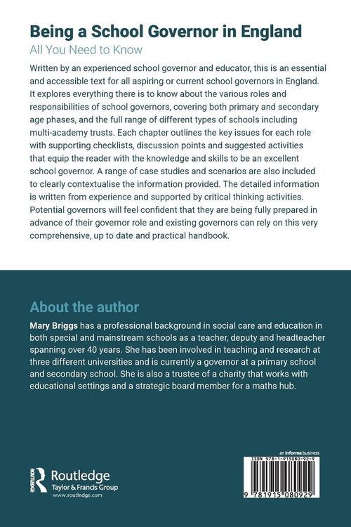 Produktbild: Being a School Governor in England