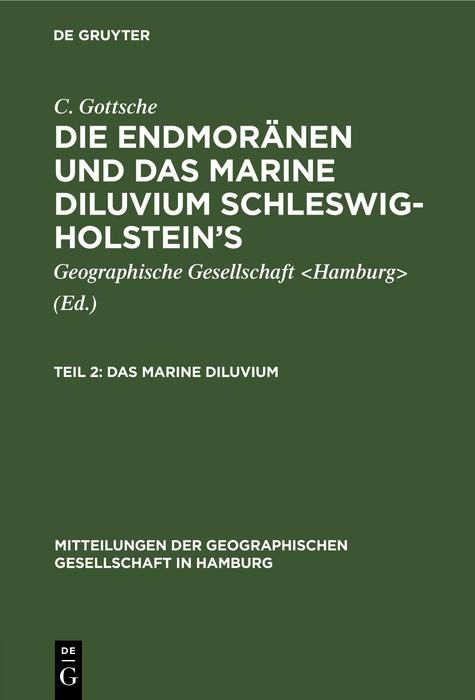 Produktbild: Das marine Diluvium