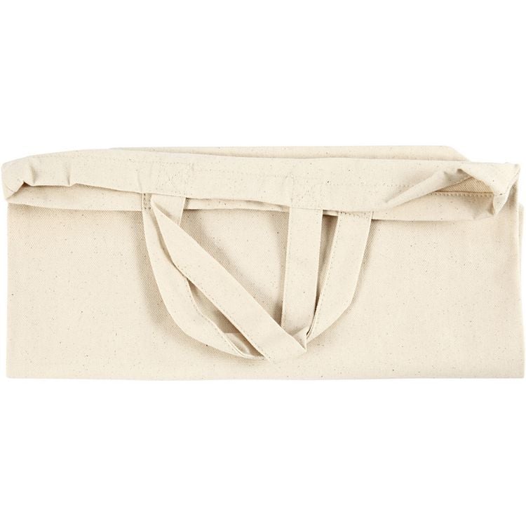 Produktbild: Creativ Company Stofftasche, Gr&ouml;&szlig;e 39x44x10 cm, 310 g, Hellnatur