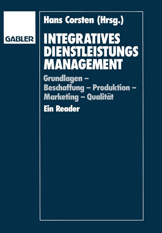 Produktbild: Integratives Dienstleistungsmanagement