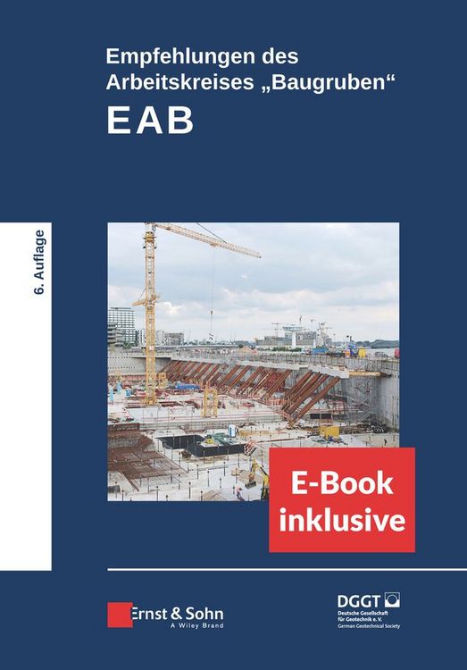 Produktbild: Empfehlungen des Arbeitskreises "Baugruben" (EAB)