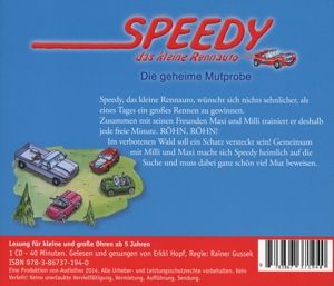 Produktbild: Fendrich, N: Speedy, das kleine Rennauto/Mutprobe/CD