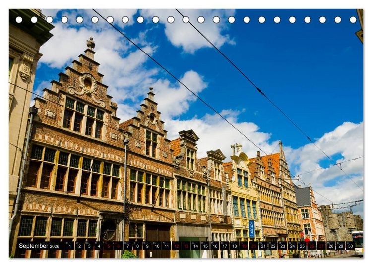 Produktbild: Belgien - traumhaft sch&ouml;n! (Tischkalender 2026 DIN A5 quer), CALVENDO Monatskalender