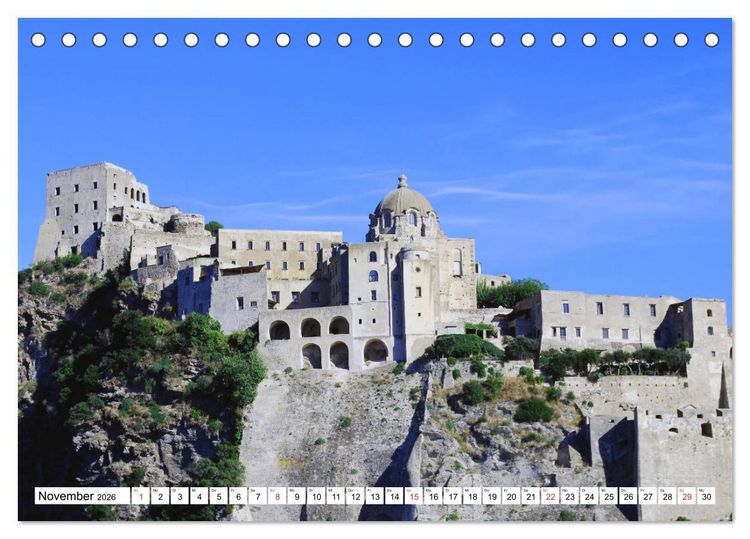 Produktbild: Ischia - Italiens Trauminsel (Tischkalender 2026 DIN A5 quer), CALVENDO Monatskalender