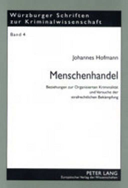 Produktbild: Menschenhandel