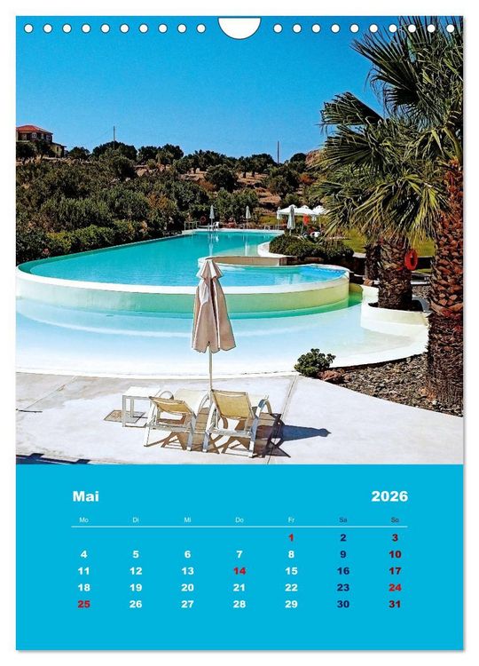 Produktbild: Entdecke die Sch&ouml;nheit der griechischen Insel Lesvos (Wandkalender 2026 DIN A4 hoch), CALVENDO Monatskalender
