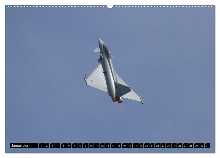 Produktbild: Augenblicke in der Luft: Eurofighter Typhoon (Wandkalender 2026 DIN A2 quer), CALVENDO Monatskalender