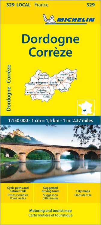Produktbild: Michelin Correze / Dordogne (Perigord) Local 329