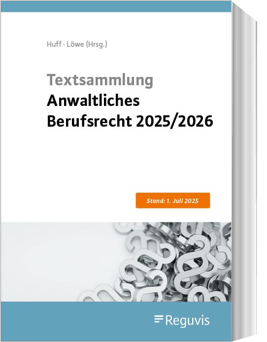 Produktbild: Textsammlung Anwaltliches Berufsrecht 2025/2026