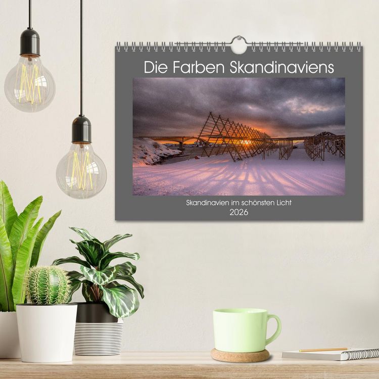 Produktbild: Die Farben Skandinaviens (Wandkalender 2026 DIN A4 quer), CALVENDO Monatskalender