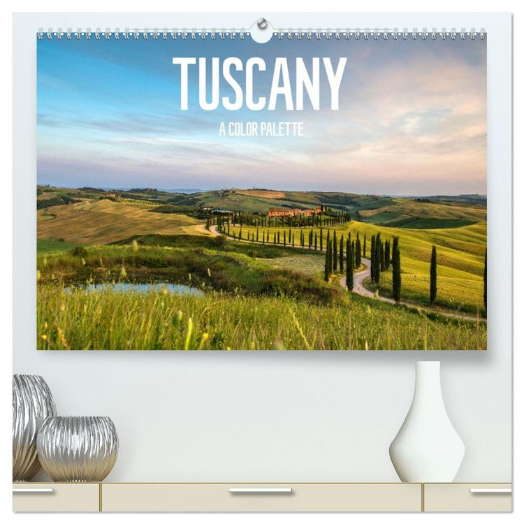Produktbild: Tuscany A color palette (High Quality Premium Wall Calendar 2026 DIN A2 landscape),CALVENDO 12 Month Wall Calendar