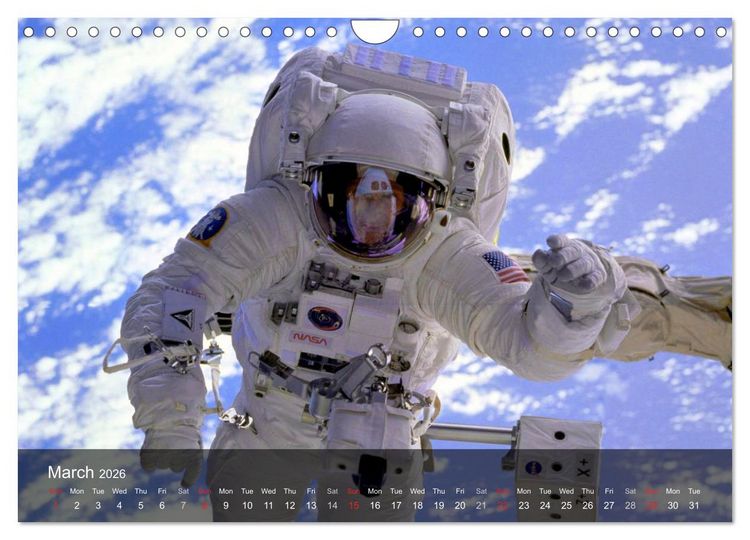 Produktbild: Space and Universe (Wall Calendar 2026 DIN A4 landscape), CALVENDO 12 Month Wall Calendar