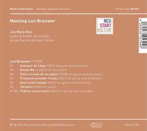 Produktbild: Meeting Leo Brouwer