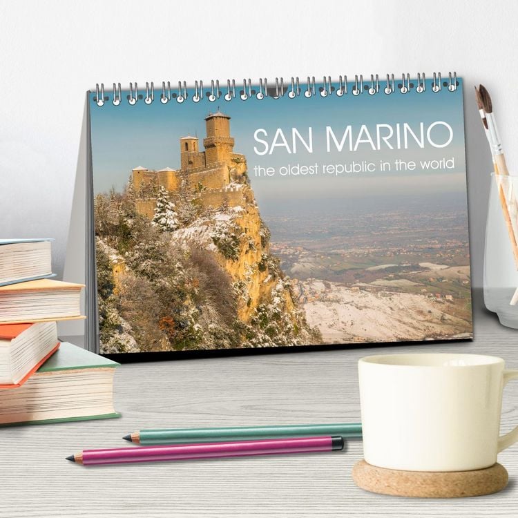 Produktbild: San Marino The oldest Republic in the world (Desk Calendar 2026 DIN A5 landscape), CALVENDO 12 Month DeskCalendar