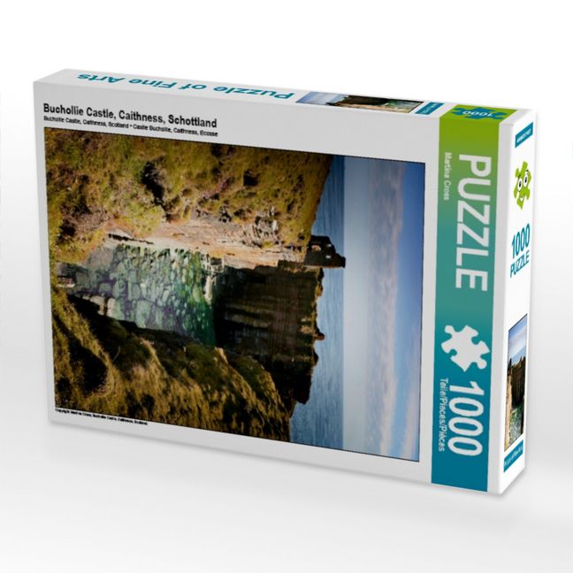 Produktbild: CALVENDO Puzzle Buchollie Castle, Caithness, Schottland | 1000 Teile Lege-Gr&ouml;&szlig;e 64x48cm Foto-Puzzle f&uuml;r gl&uuml;ckliche Stunden