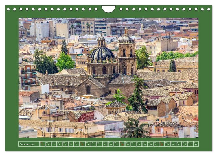 Produktbild: Ein Herz f&uuml;r Granada (Wandkalender 2026 DIN A4 quer), CALVENDO Monatskalender