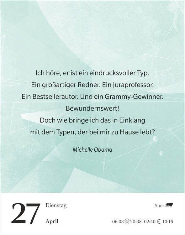 Produktbild: Gute Gedanken tanken Tagesabrei&szlig;kalender 2027 - Denkanst&ouml;&szlig;e f&uuml;r das ganze Jahr
