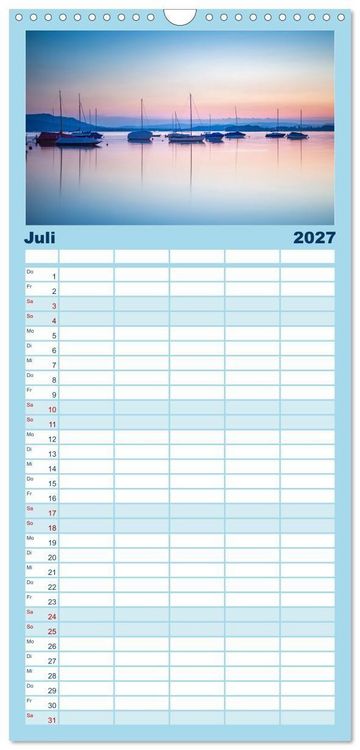 Produktbild: Familienplaner 2027 - Allensbach am Bodensee mit 5 Spalten (Wandkalender, 21 x 45 cm) CALVENDO