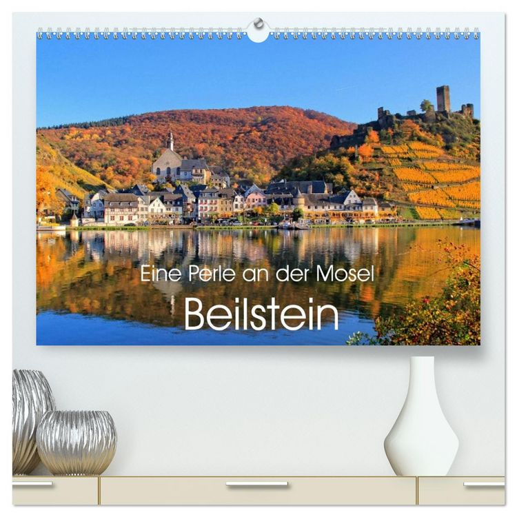 Produktbild: Eine Perle an der Mosel - Beilstein (hochwertiger Premium Wandkalender 2026 DIN A2 quer), Kunstdruck in Hochglanz