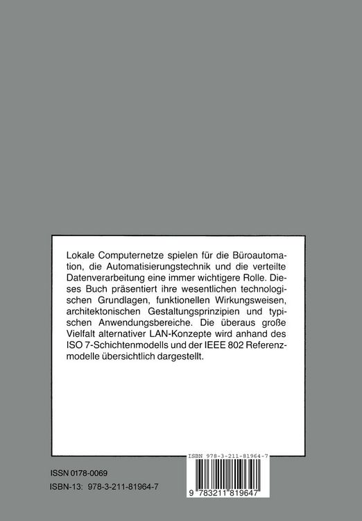 Produktbild: Lokale Computernetze &mdash; LAN