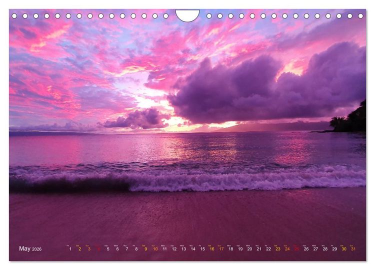 Produktbild: Hawaii, Maui and Big Island (Wall Calendar 2026 DIN A4 landscape), CALVENDO 12 Month Wall Calendar