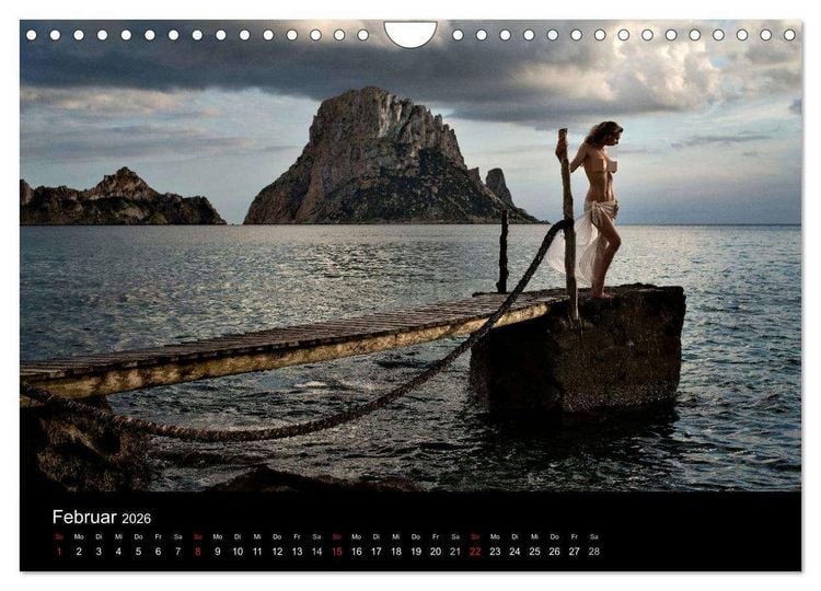Produktbild: Landschaftsaktbilder Ibiza und Lanzarote (Wandkalender 2026 DIN A4 quer), CALVENDO Monatskalender