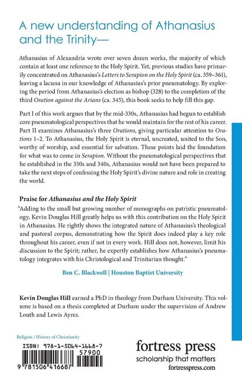 Produktbild: Athanasius and the Holy Spirit