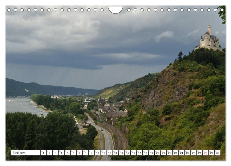 Produktbild: Eisenbahn an Rhein und Mosel 2026 (Wandkalender 2026 DIN A4 quer), CALVENDO Monatskalender
