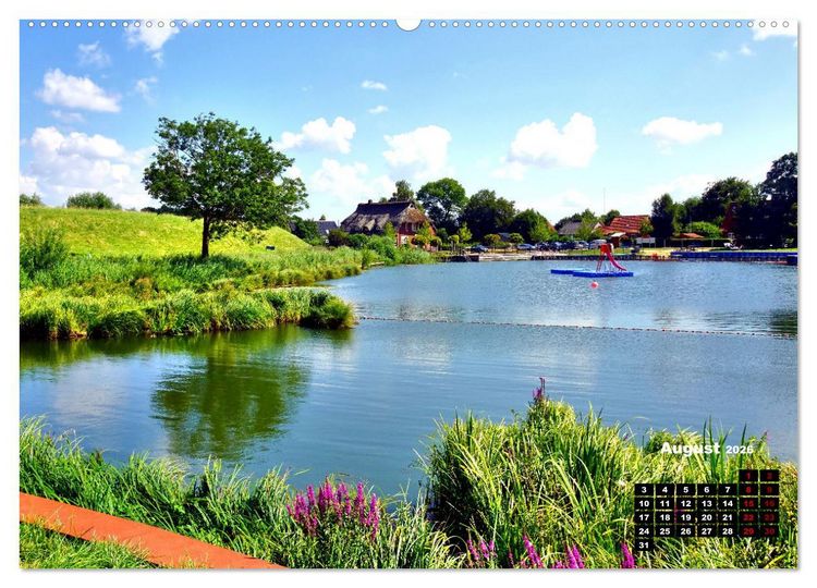 Produktbild: Krummendeich - Dorfidylle an der Elbe (hochwertiger Premium Wandkalender 2026 DIN A2 quer), Kunstdruck in Hochglanz