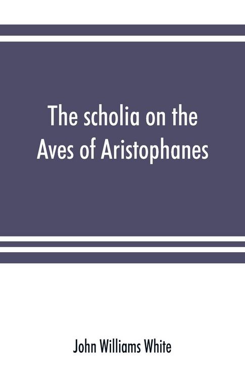 Produktbild: The scholia on the Aves of Aristophanes, with an introduction on the origin, development, transmission, and extant sources of the old Greek commentary