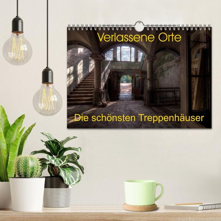 Produktbild: Verlassene Orte - Die sch&ouml;nsten Treppenh&auml;user (Wandkalender 2027 DIN A4 quer), CALVENDO Monatskalender