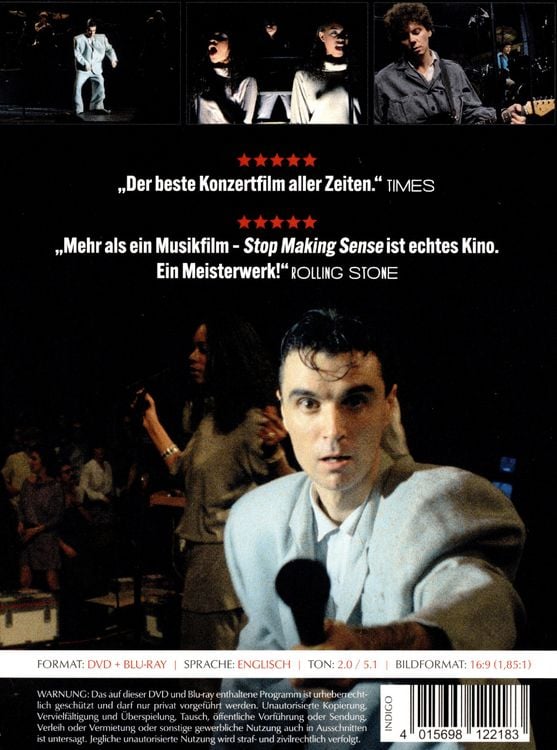 Produktbild: Talking Heads - Stop making Sense (Blu-ray + DVD)