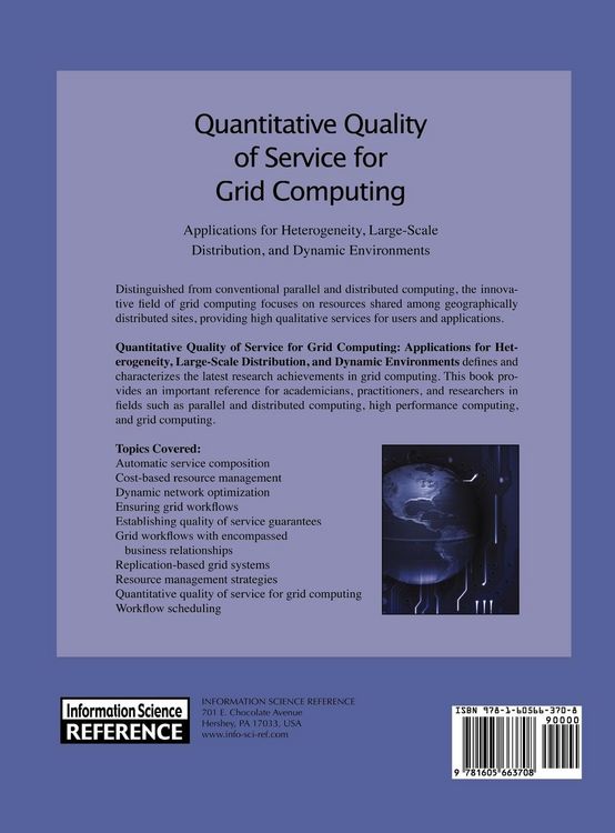 Produktbild: Quantitative Quality of Service for Grid Computing