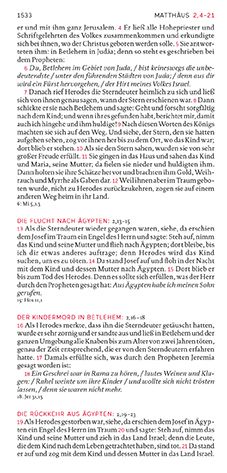 Produktbild: Die Bibel. Taschenausgabe stripe mit roter loser Gummilitze