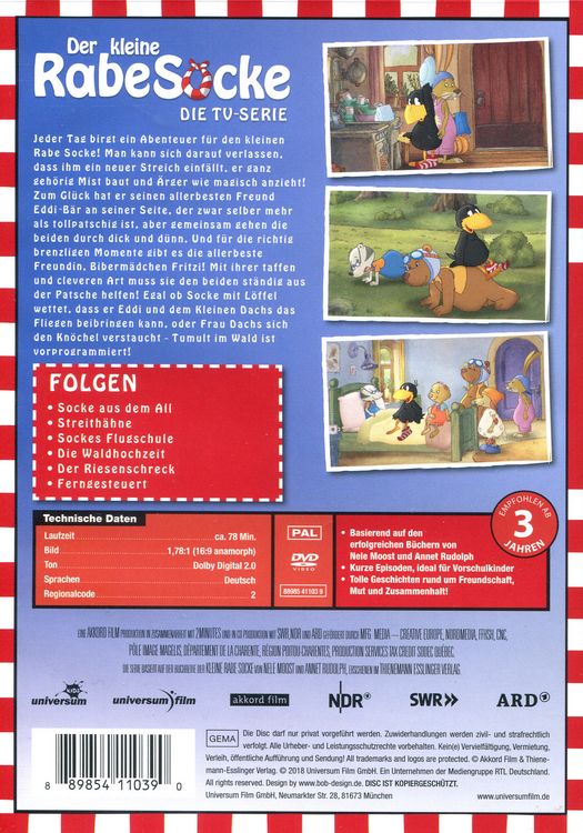 Produktbild: Der kleine Rabe Socke - Die TV-Serie 8