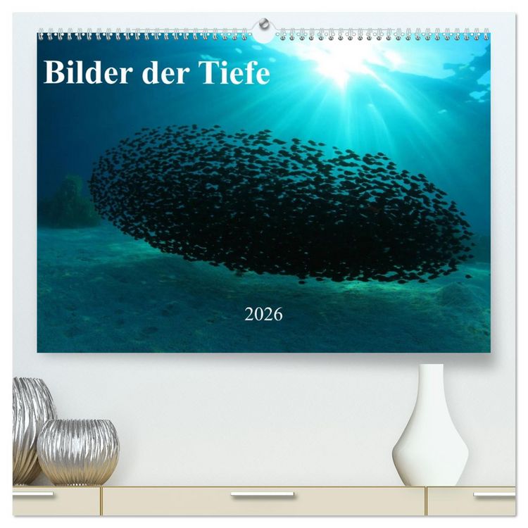 Produktbild: Bilder der Tiefe 2026 (hochwertiger Premium Wandkalender 2026 DIN A2 quer), Kunstdruck in Hochglanz