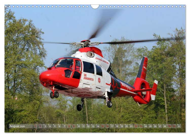 Produktbild: Helikopter in der Luft 2.0 (Wandkalender 2026 DIN A3 quer), CALVENDO Monatskalender
