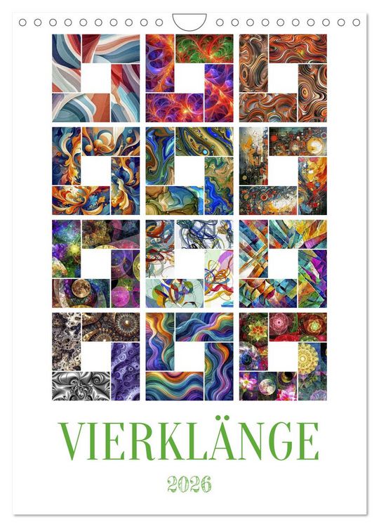 Produktbild: Vierkl&auml;nge (Wandkalender 2026 DIN A4 hoch), CALVENDO Monatskalender
